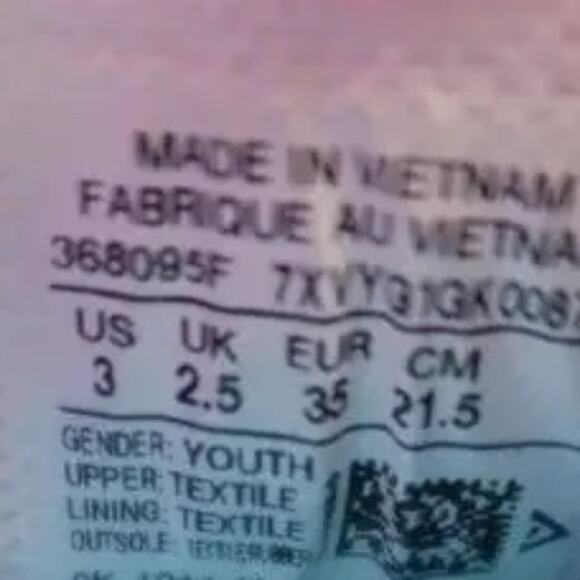 Converse Shoes Girls 3 Sneakers Chuck Taylor All Star Multi Tongue Casual Active - Picture 12 of 16